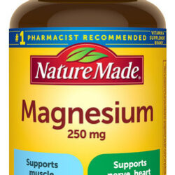 Suplemento Dietético Nature Made Magnésio 250mg 90 Cápsulas