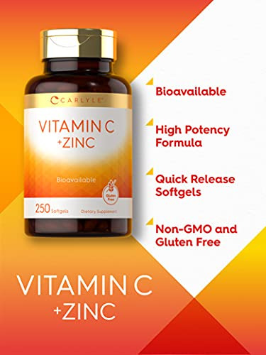Suplemento Carlyle De Vitamina C Com 250 Cápsulas Gelatinosa - Imagem 3