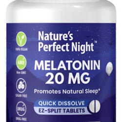 Suplemento Nature&quots Perfect Night Melatonina 20 Mg 180 Compr