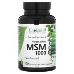 Emerald Laboratories MSM 1000 100 Cápsulas Vegetais (1.000 mg por Cápsula)