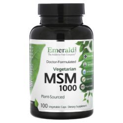 Emerald Laboratories MSM 1000 100 Cápsulas Vegetais (1.000 mg por Cápsula)