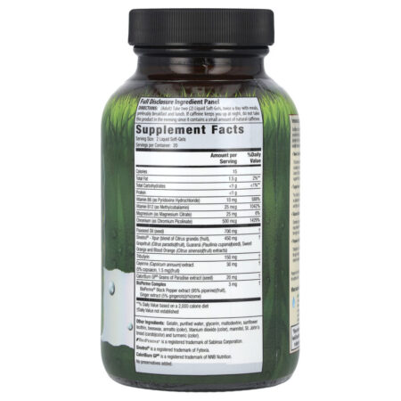 Irwin Naturals Stored-Fat Belly Burner Plus CaloriBurn GP® 40 Liquid Soft-Gels - Imagem 2