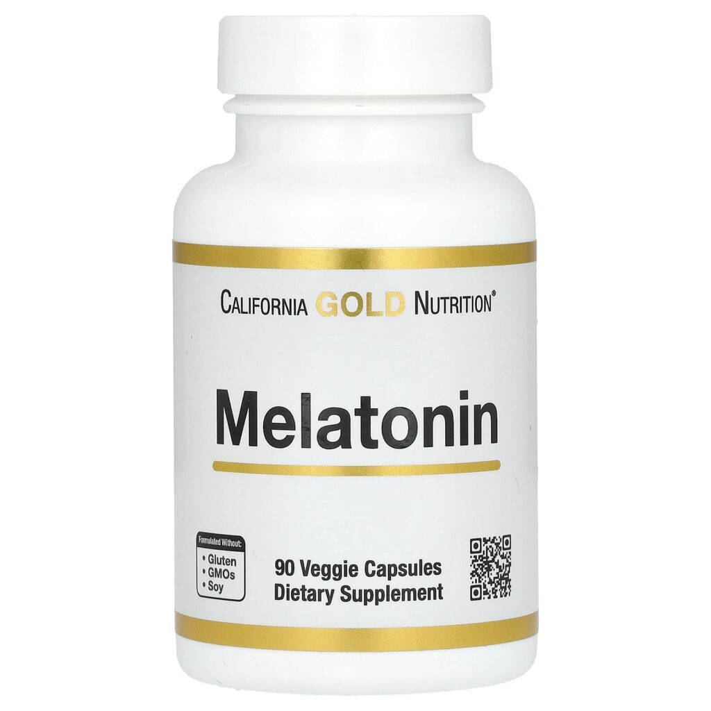 California Gold Nutrition Melatonina 3 mg 90 Cápsulas Vegetais