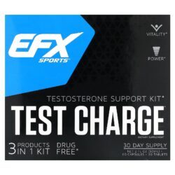 EFX Sports Test Charge Kit de Suporte de Testosterona 1 Kit