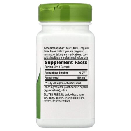 Natures Way Semente de Erva-doce 480 mg 100 Cápsulas Veganas - Imagem 2
