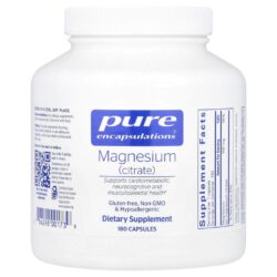 Pure Encapsulations Magnésio (Citrato) 150 mg 180 Cápsulas