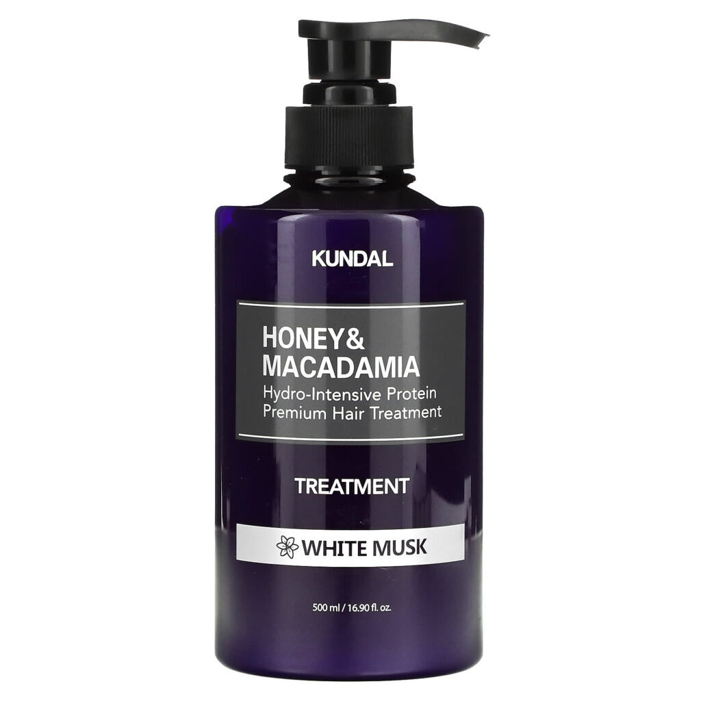 Kundal Mel e Macadâmia Tratamento Almíscar Branco 500 ml (169 fl oz)