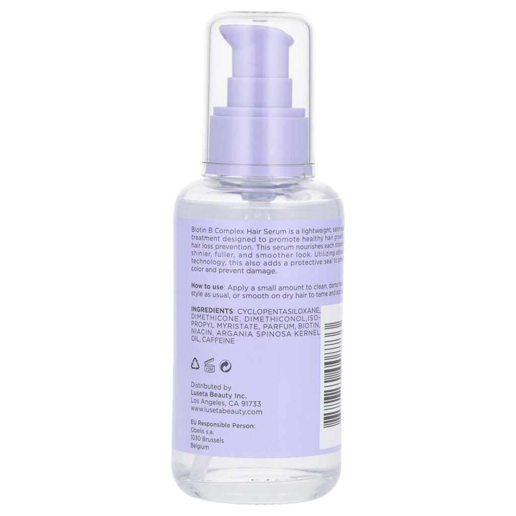 Luseta Beauty Biotina e Complexo B Sérum para Encorpamento dos Fios Para Cabelos Finos e Secos 100 ml (338 fl oz) - Imagem 2