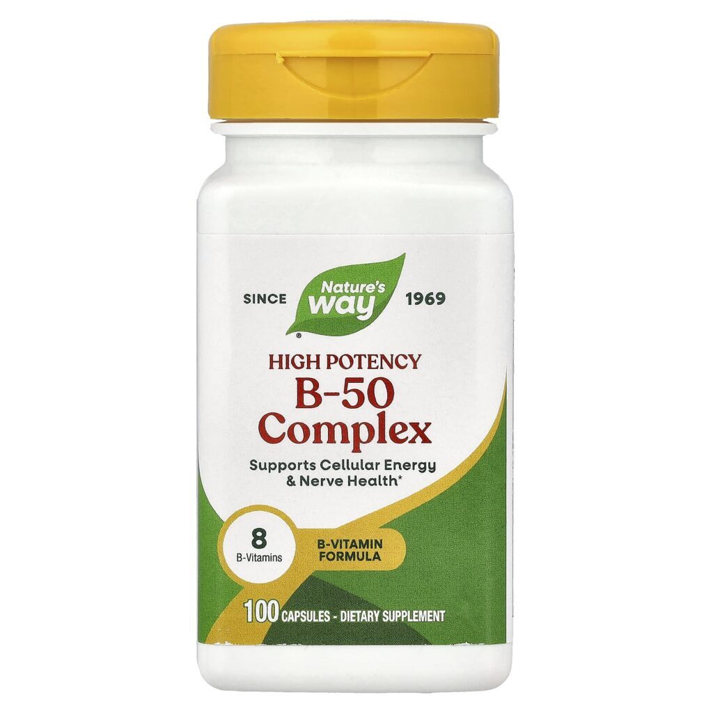 Natures Way Complexo B-50 100 Cápsulas