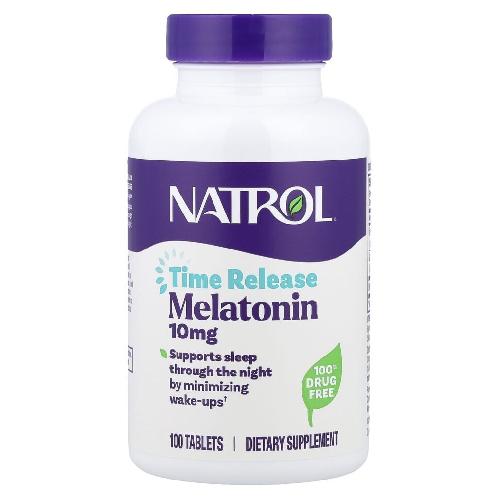 Natrol Melatonina Liberação Programada 10 mg 100 Comprimidos - Imagem 3