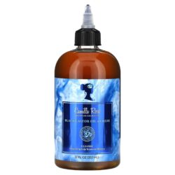 Camille Rose Shampoo Revigorante para Tratamento do Couro Cabeludo Óleo de Rícino Preto + Chebe 355 ml (12 fl oz)