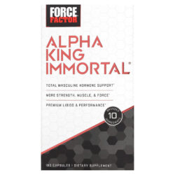 Force Factor Alpha King Immortal 180 Cápsulas