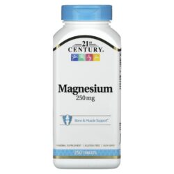 21st Century Magnésio 250 mg 250 comprimidos
