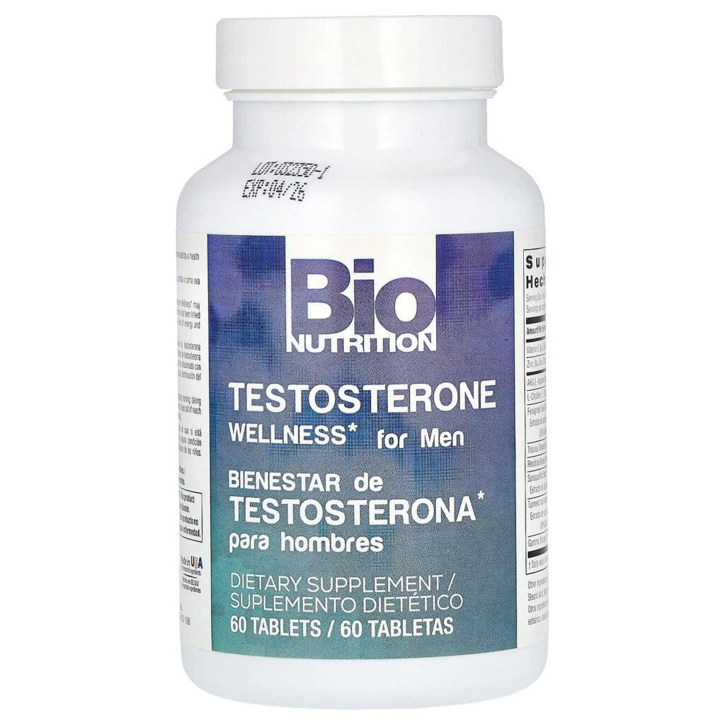 Bio Nutrition Testosterona Wellness Para Homens 60 Comprimidos - Imagem 3