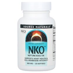 Source Naturals NKO™ Neptune Krill Oil 500 mg 30 Cápsulas Softgel