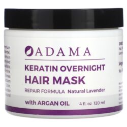 Zion Health Adama Máscara Capilar de Queratina Lavanda Natural 120 ml (4 fl oz)