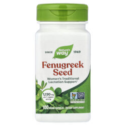 Natures Way Semente de Fenacho 100 Cápsulas Veganas (565 mg por Cápsula)