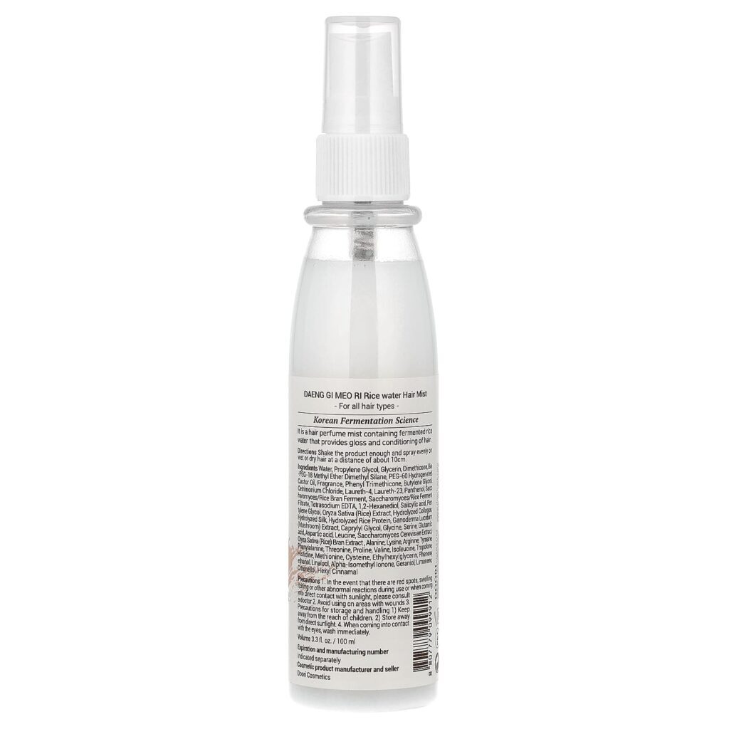 DAENG GI MEO RI Spray Capilar de Água de Arroz Para Todos os Tipos de Cabelo 100 ml (33 fl oz) - Imagem 2