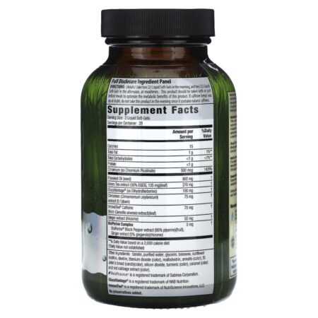 Irwin Naturals Berberina-Corpo + Queimador de Gordura 56 Cápsulas Softgel Líquidas - Imagem 2