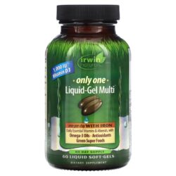 Irwin Naturals Apenas Um Multi-Gel Líquido Com Ferro 60 Cápsulas Softgel líquidas