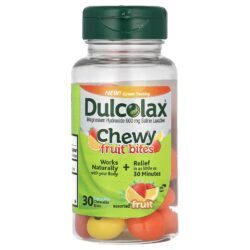 Dulcolax Gomas Mastigáveis de Frutas Frutas Sortidas 30 Gomas Mastigáveis