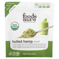 Foods Alive Sementes de Cânhamo Descascados Orgânicos 227 g (8 oz)