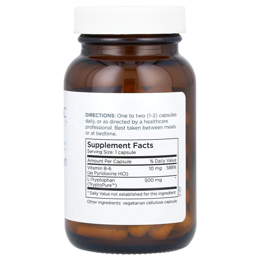 Metabolic Maintenance L-Triptofano 500 mg 60 Cápsulas - Imagem 2