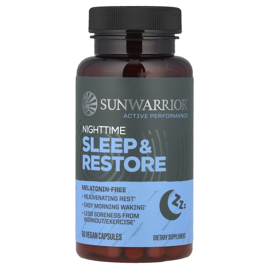 Sunwarrior Sono Noturno e Restauração 60 Cápsulas Veganas - Imagem 3