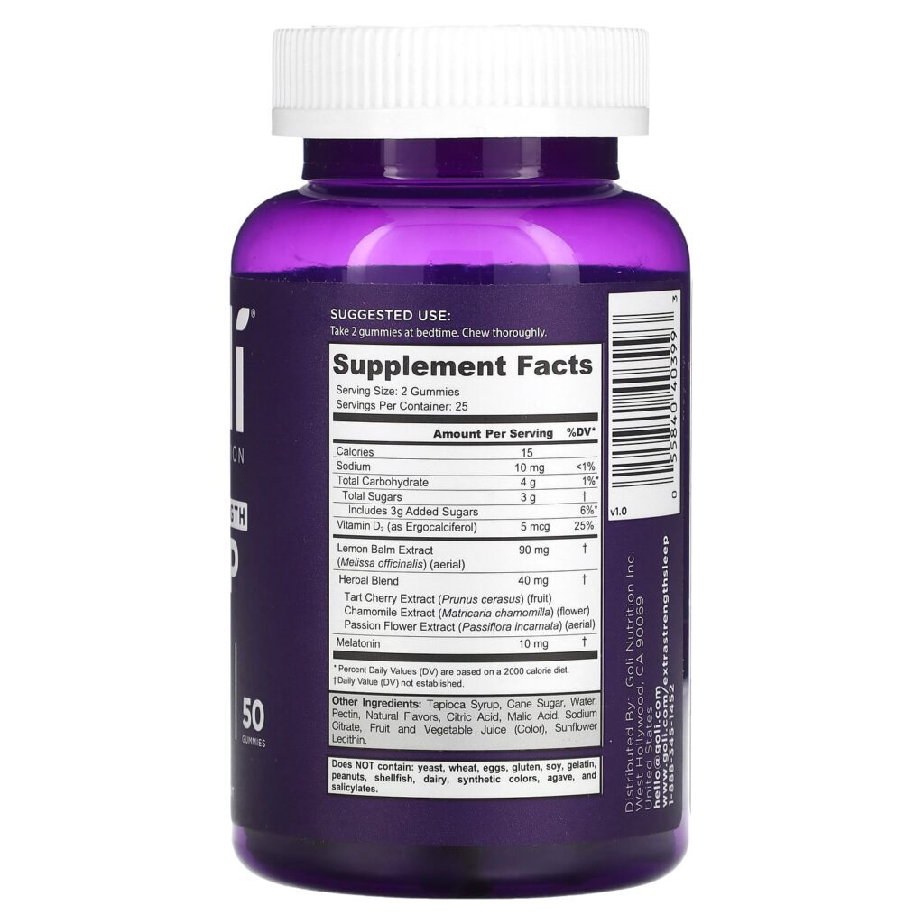 Goli Nutrition Sono 50 Gomas - Imagem 2