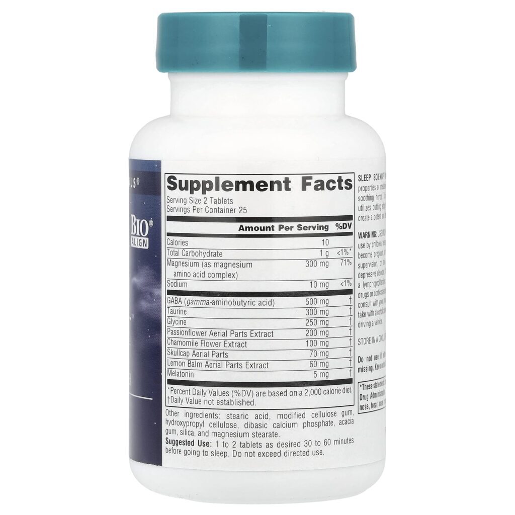 Source Naturals Sleep Science® NightRest™ com Melatonina 50 Comprimidos - Imagem 2