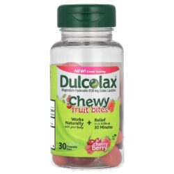 Dulcolax Chewy Fruit Bites Cereja 30 Gomas Mastigáveis