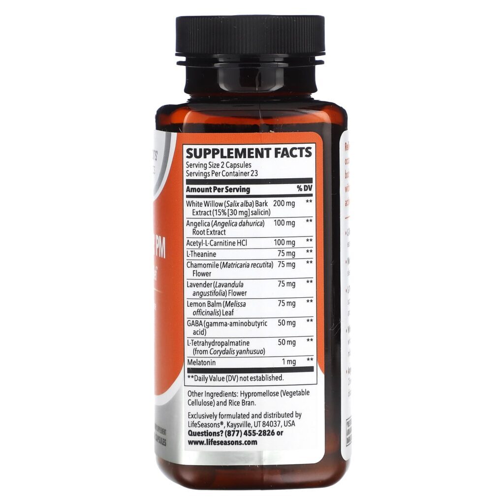 LifeSeasons Therapeutics Relieve-R PM 46 Cápsulas Vegetais - Imagem 2