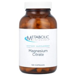 Metabolic Maintenance Citrato de Magnésio 120 Cápsulas