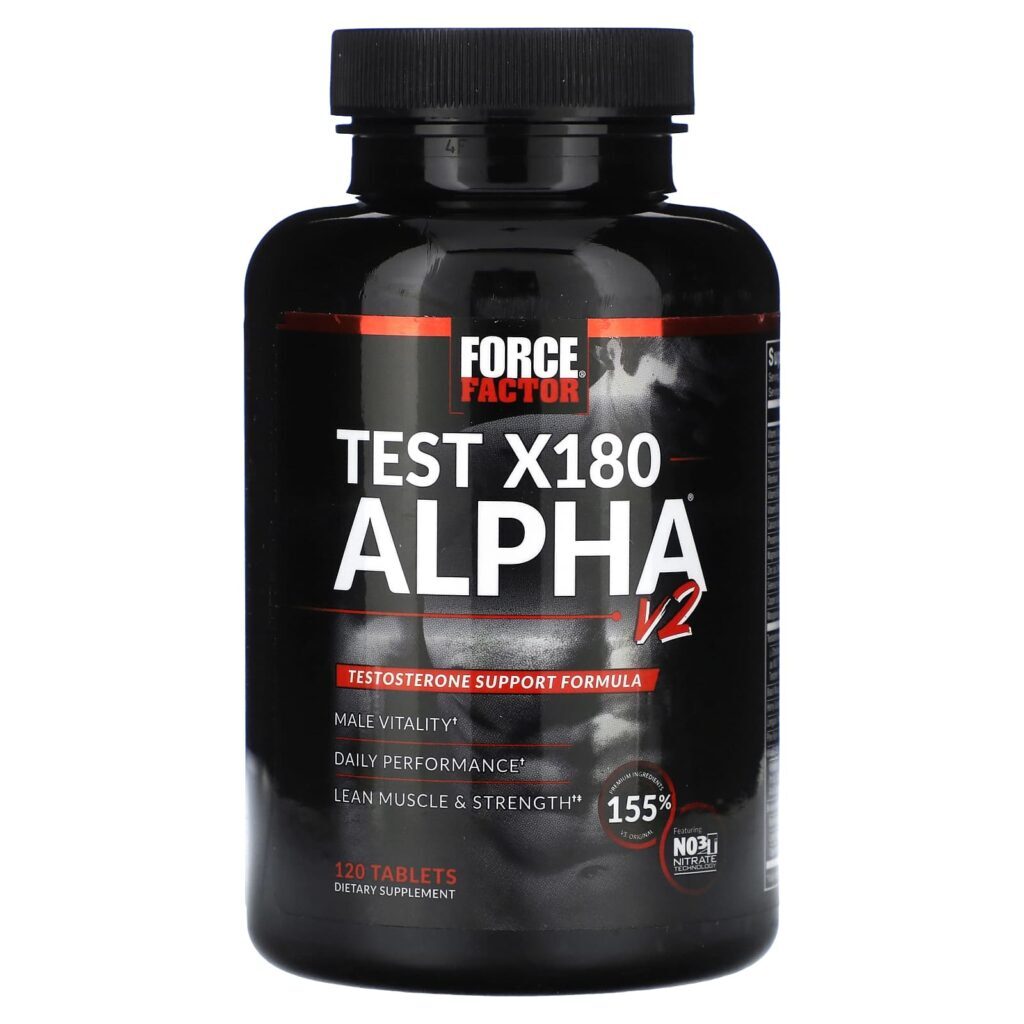 Force Factor Test X180 Alpha® V2 120 Comprimidos - Imagem 3