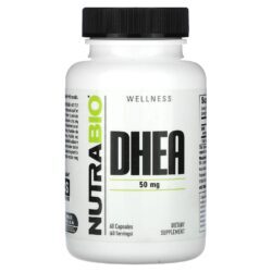 NutraBio DHEA 50 mg 60 Cápsulas