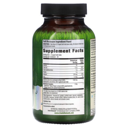 Irwin Naturals Garcinia HCA 90 Soft-Gels Líquidas - Imagem 2