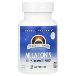 Source Naturals Sleep Science® Melatonina 10 mg 60 Comprimidos