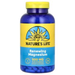 Natures Life Magnésio Renovador 500 mg 250 Cápsulas
