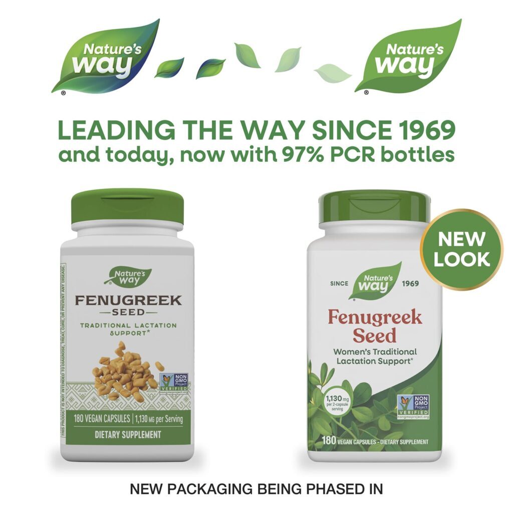 Natures Way Semente de Fenacho 180 Cápsulas Veganas (565 mg por Cápsula) - Imagem 3