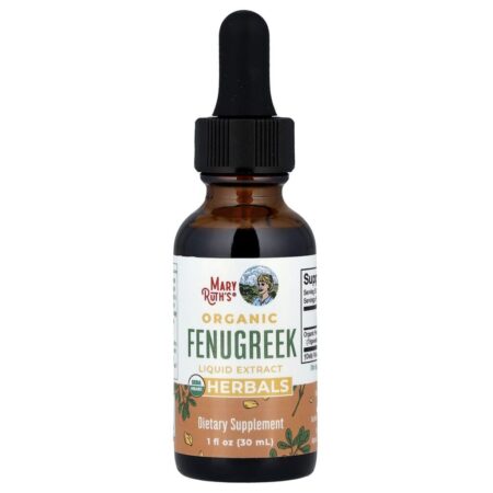 MaryRuths Extrato Líquido de Fenacho Orgânico 30 ml (1 fl oz) - Imagem 3