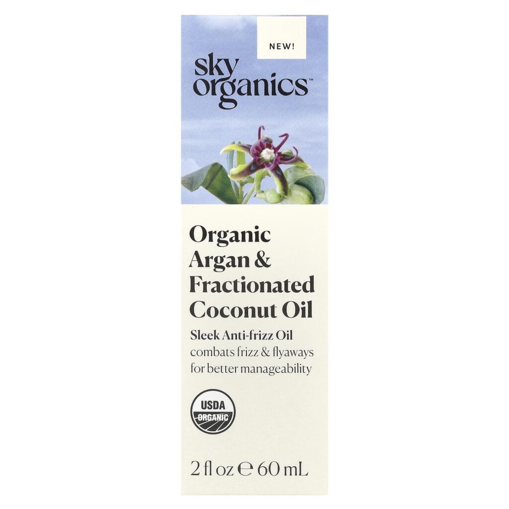 Sky Organics Argão Orgânico e Óleo de Coco Fracionado 60 ml (2 fl oz) - Imagem 2