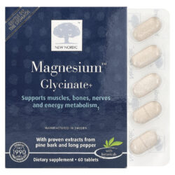New Nordic Magnesium™ Glicinato+ 60 Comprimidos