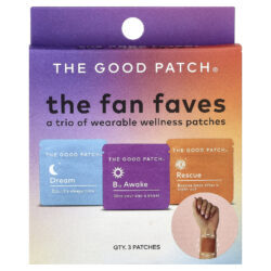 The Good Patch Adesivos de Bem-Estar The Fan Faves 3 Adesivos