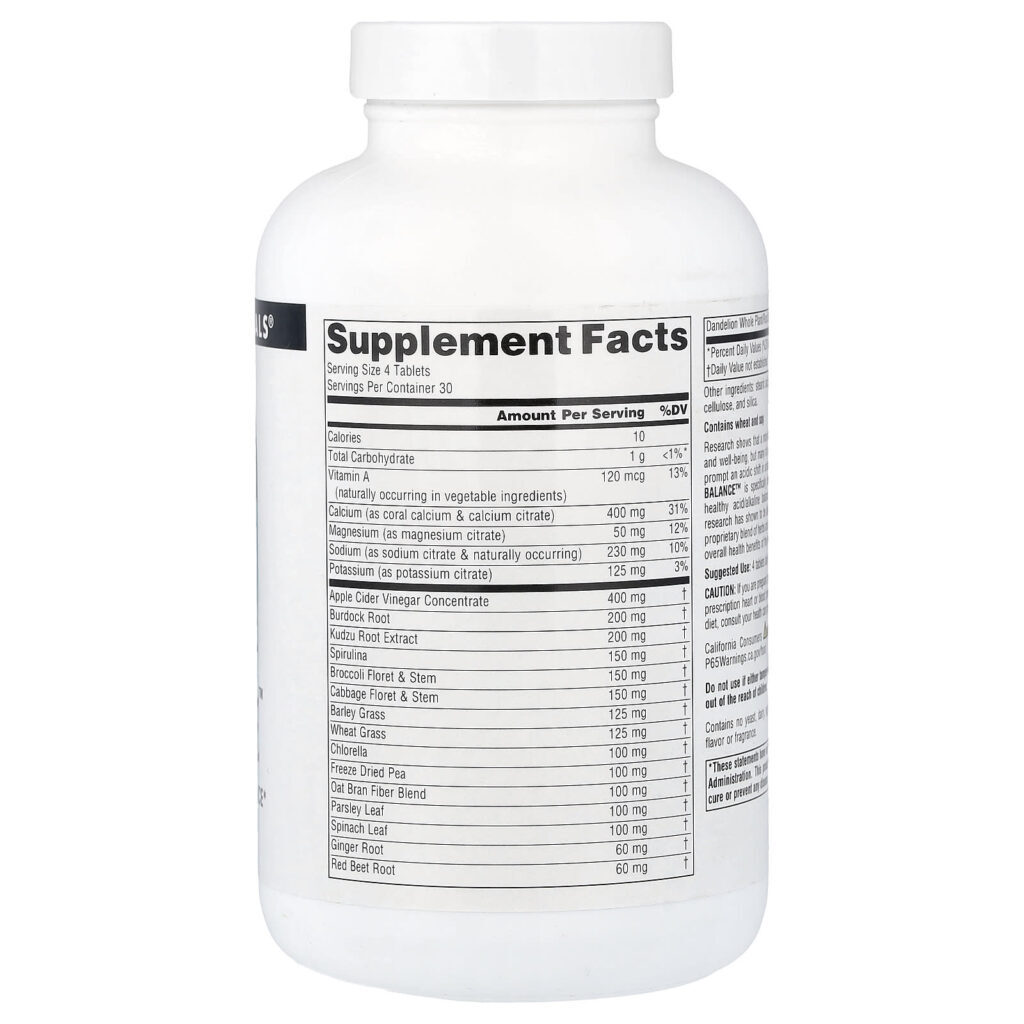 Source Naturals Alkaline Balance™ 120 Comprimidos - Imagem 2