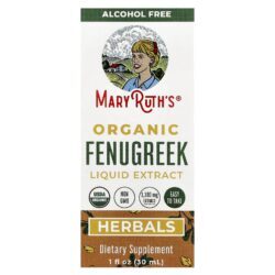 MaryRuths Extrato Líquido de Fenacho Orgânico 30 ml (1 fl oz)