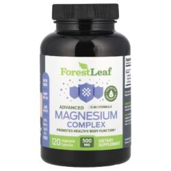 Forest Leaf Complexo de Magnésio Avançado 500 mg 120 Cápsulas Vegetais