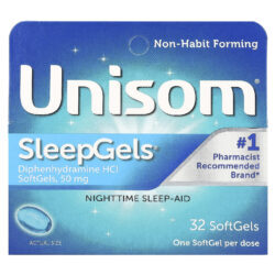 Unisom SleepGels Auxílio ao Sono Noturno 32 Cápsulas SoftGels