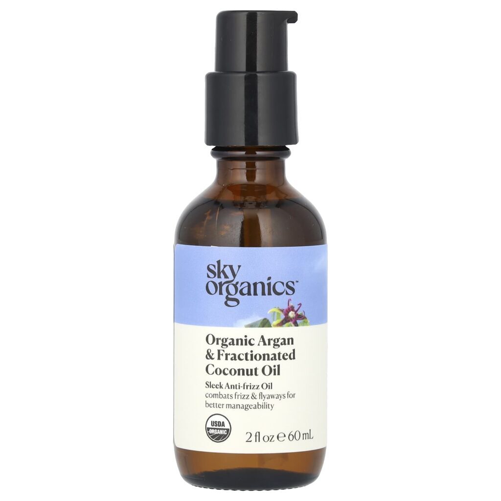 Sky Organics Argão Orgânico e Óleo de Coco Fracionado 60 ml (2 fl oz)