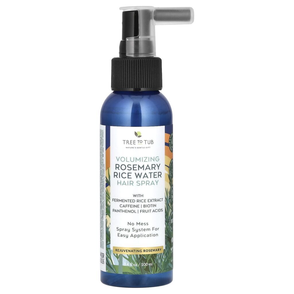 Tree To Tub Spray Volumizador de Água de Arroz e Alecrim para Cabelo 100 ml (34 fl oz)