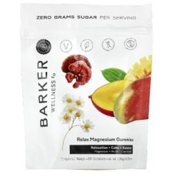 Barker Wellness Co Gomas de Magnésio Relax Manga Tropical 60 Gomas